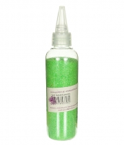 Изображение товара Присыпка для цветов светло-зеленая перламутр в бутылочке 80гр.